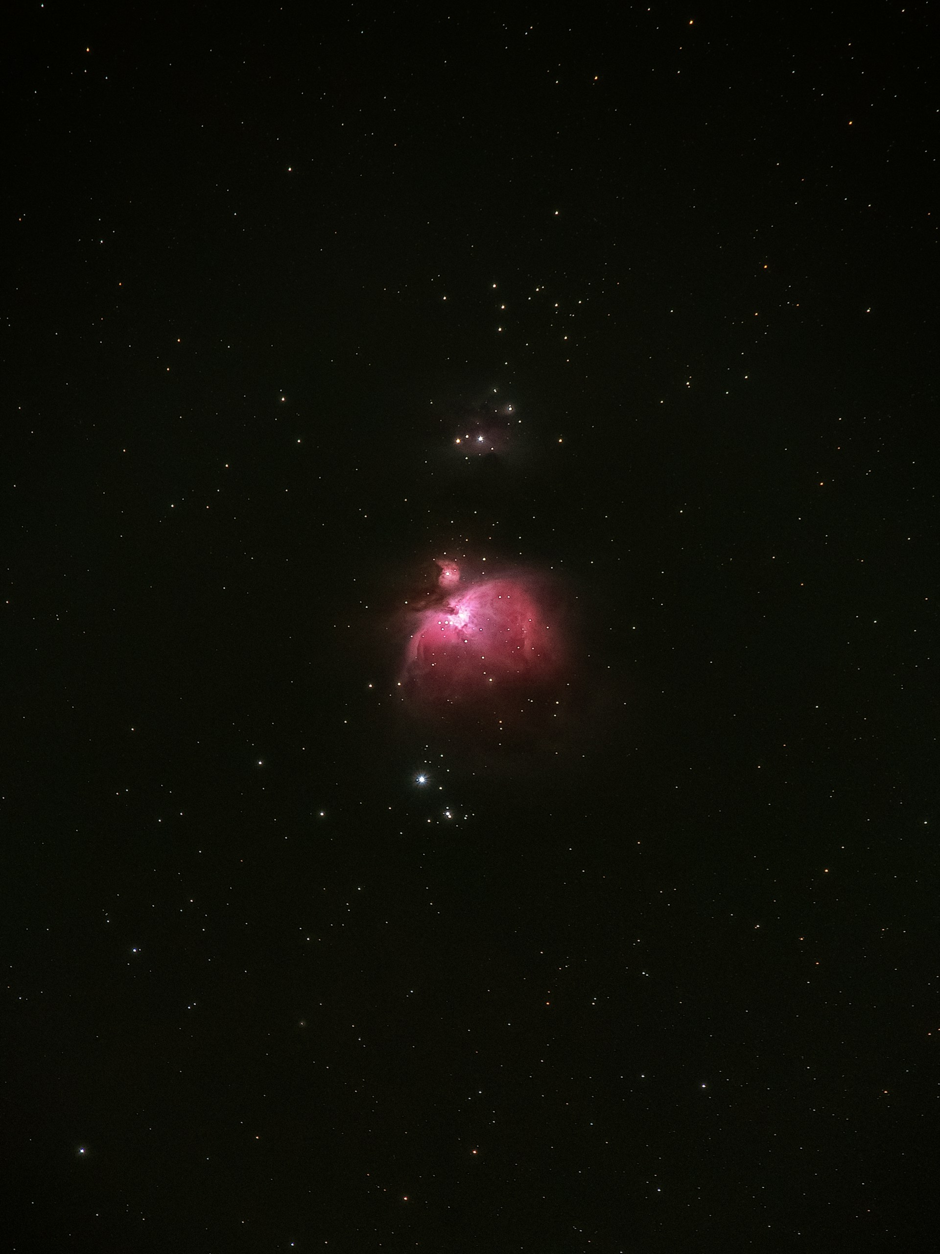 Orion Nebula through the eyepiece