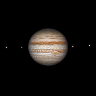 Jupiter through the eyepiece