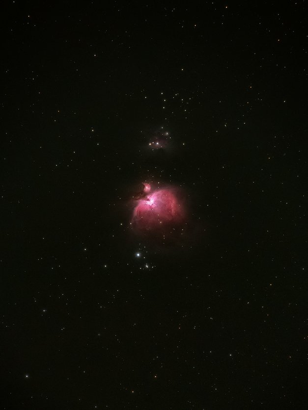 Orion Nebula through a 60mm travel refractor