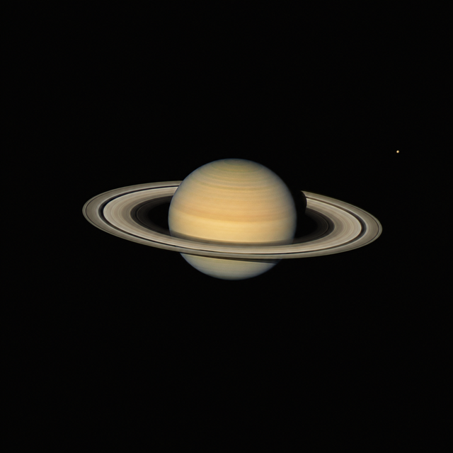 Saturn through the eyepiece